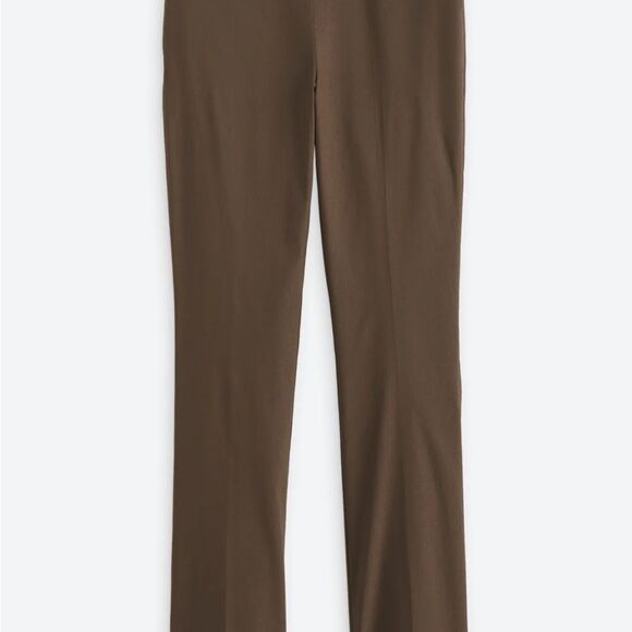 Violets and roses Ruthy Solid Zipper Bootcut Pant‎ brown sz 8 nwt - Picture 5 of 7